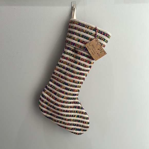 Rainbow holiday stocking - Picture 1 of 2